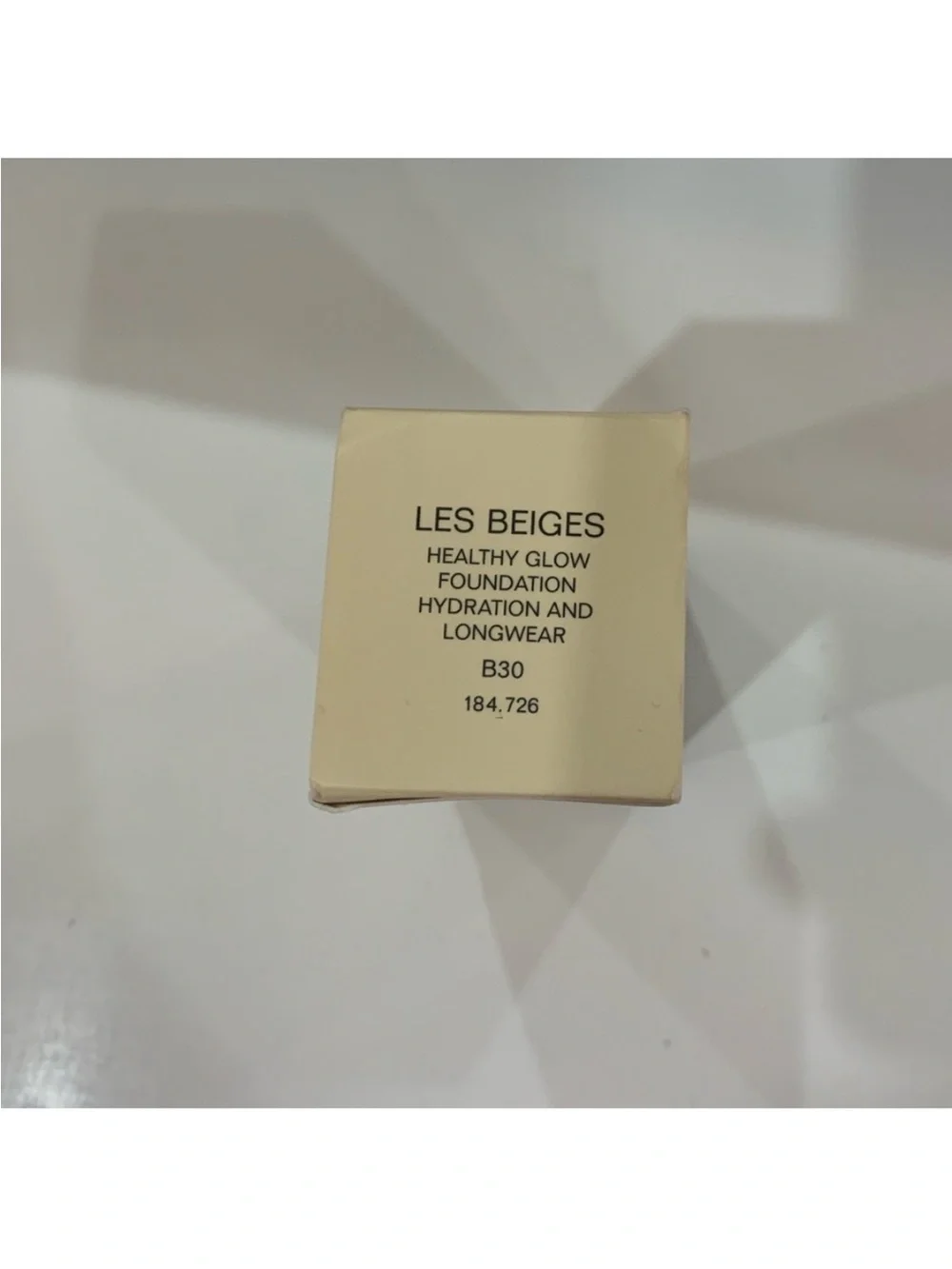 CHANEL Les Beiges Healthy Glow Foundation B30 - Cream & Black Packaging
